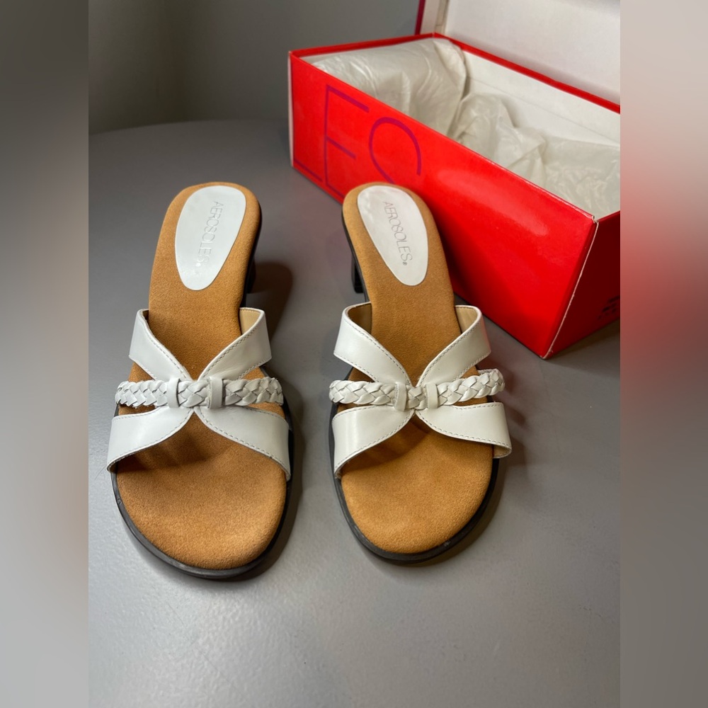 Aerosoles Tress You White Shoes Size: 5 1/2